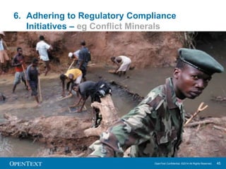 7. Conducting Transaction Based Trading 
OpenText Confidential. ©2014 All Rights Reserved. 45 
Partner Analytics 
 