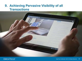 10.Integrating to ‘Internet of Things’ Devices 
OpenText Confidential. ©2014 All Rights Reserved. 51 
 
