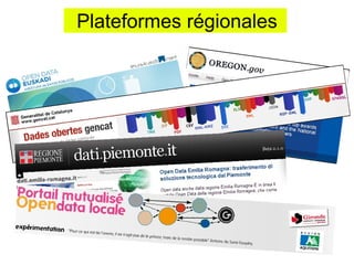 Plateformes régionales
 