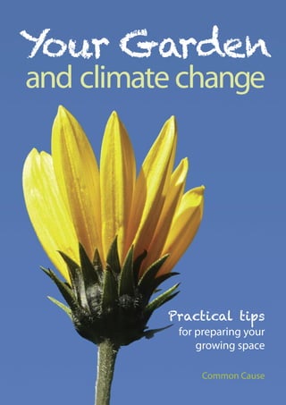 Y
our Garden
and climate change

Practical tips

for preparing your
growing space
Common Cause

 