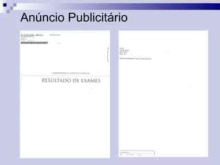 Anúncio Publicitário 