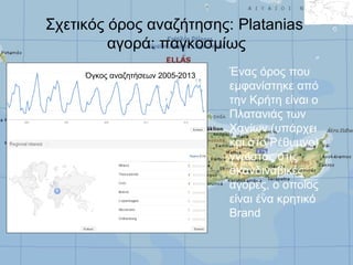 Σχετικός όρος αναζήτησης: Platanias
αγορά: παγκοσμίως
Όγκος αναζητήσεων 2005-2013

Ένας όρος που
εμφανίστηκε από
την Κρήτη...