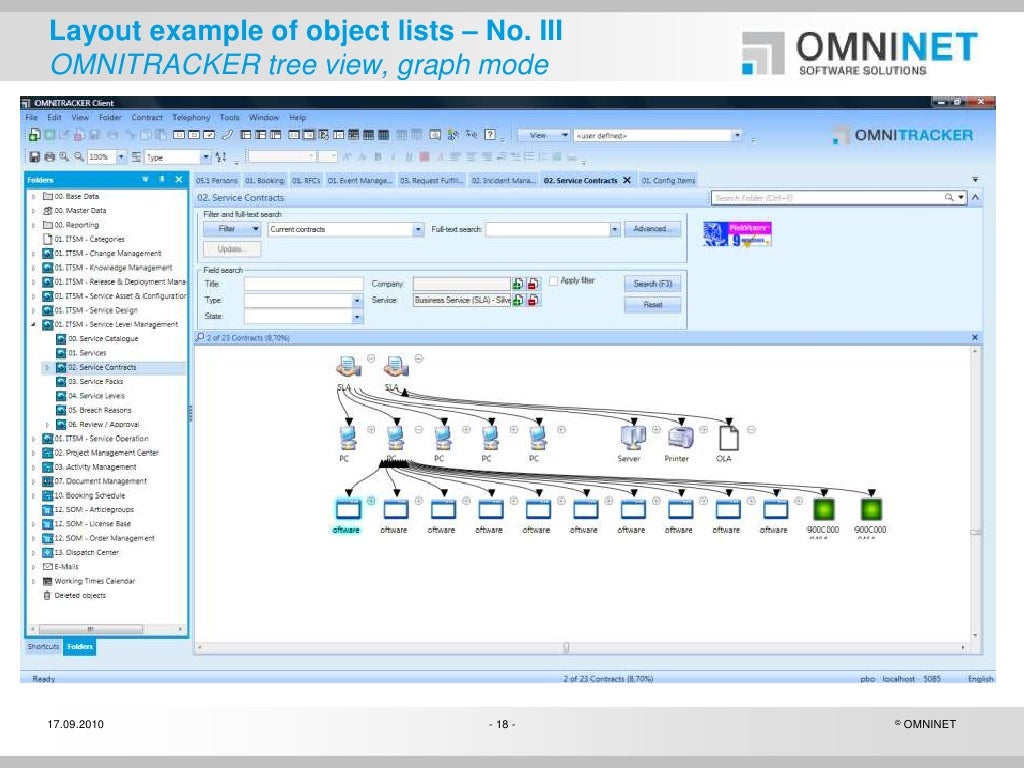 OMNITRACKER 9 Screenshots