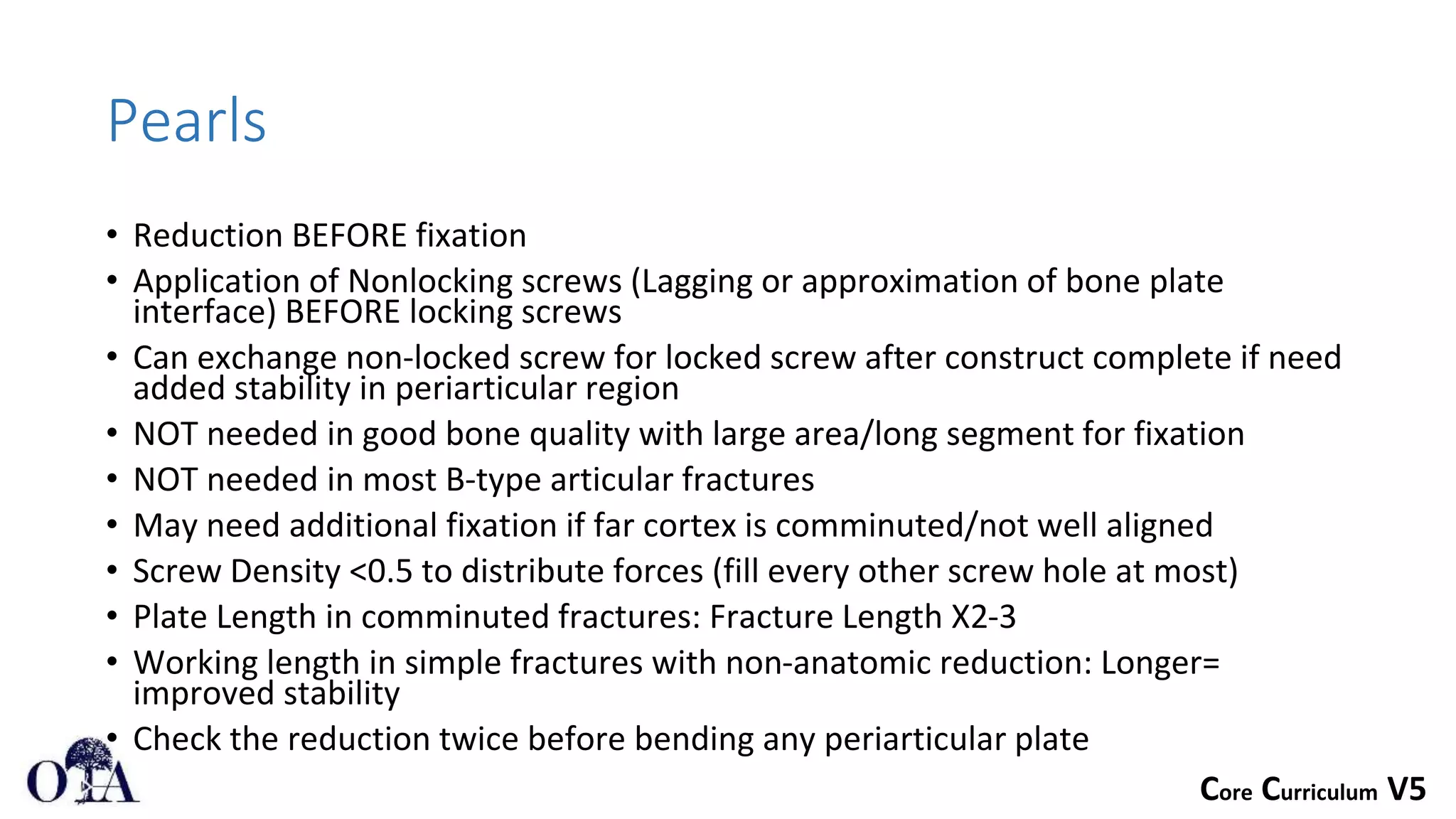 Locking Plates in Orthopaedic | PPTX