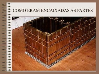 COMO ERAM ENCAIXADAS AS PARTES
 