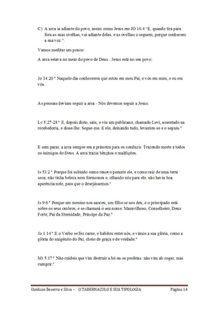 O tabernáculo e sua interpretação