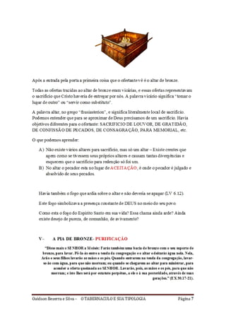 O tabernáculo e sua interpretação