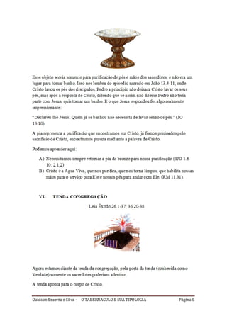 O tabernáculo e sua interpretação