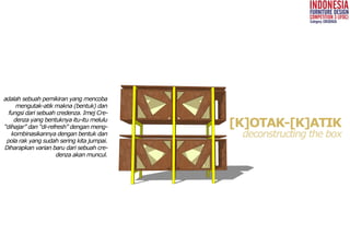 Otak atik (competition entry 2012)