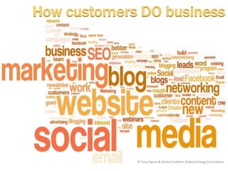 How customers DO business




             © Tony Sweet & Ashley Fordham Otakuki Energy Consultants
 