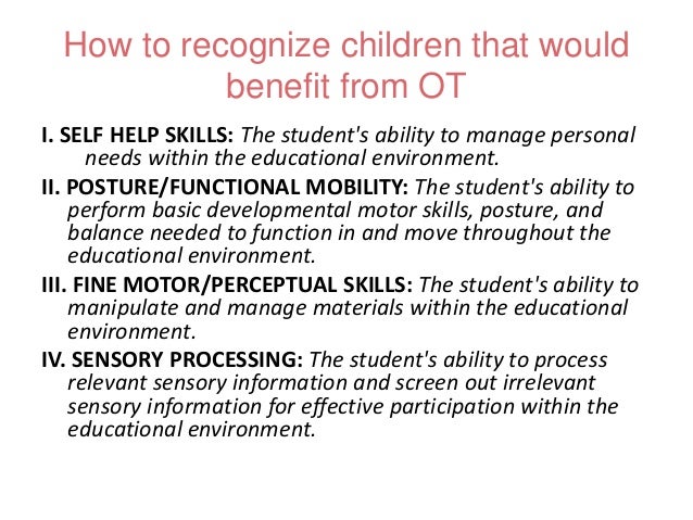 The Sensory Approach To Maximizing Students Potential