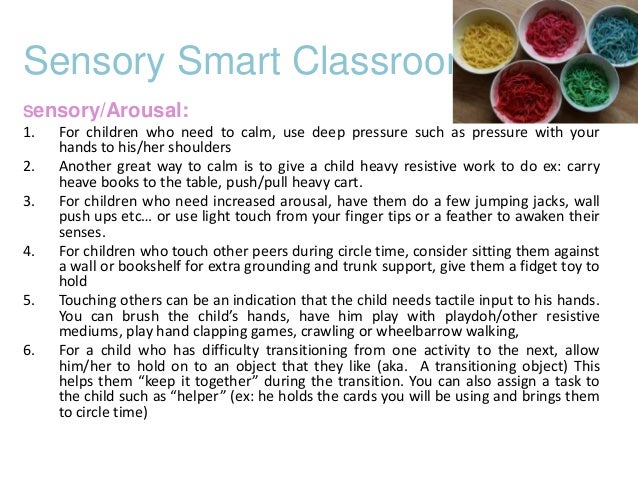 The Sensory Approach To Maximizing Students Potential
