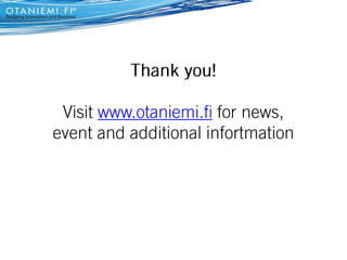 Otaniemi Technology Hub 2011