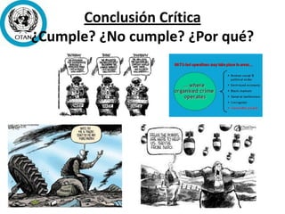 Conclusión Crítica
¿Cumple? ¿No cumple? ¿Por qué?
 