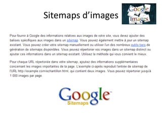 Sitemaps d’images
 