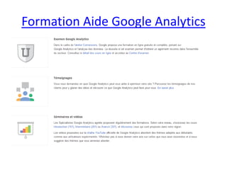 Google Analytics pour mobiles
 
