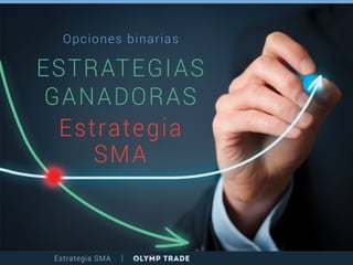 Opciones binarias
Estrategia
SMA
Estrategia SMA
ESTRATEGIAS
GANADORAS
 