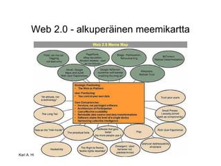 Web 2.0 - alkuperäinen meemikartta 