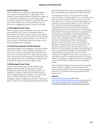 Production Guide for Organic Lettuce | PDF