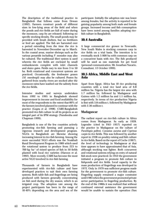 Dewan Rice Culture of Fish in Rice Fields | PDF