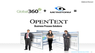 +                       =

Business Process Solutions




                             BUSINESS PROCESS SOLUTIONS   4
 