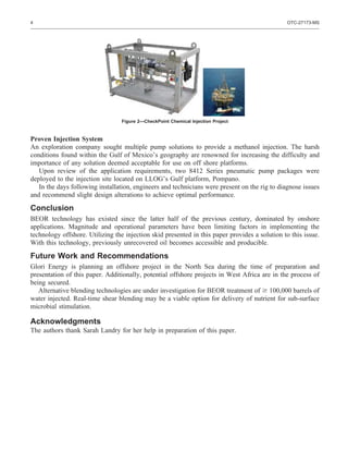 Otc 27173-ms Offshore Chemical Injection Skid for use in Biological ...