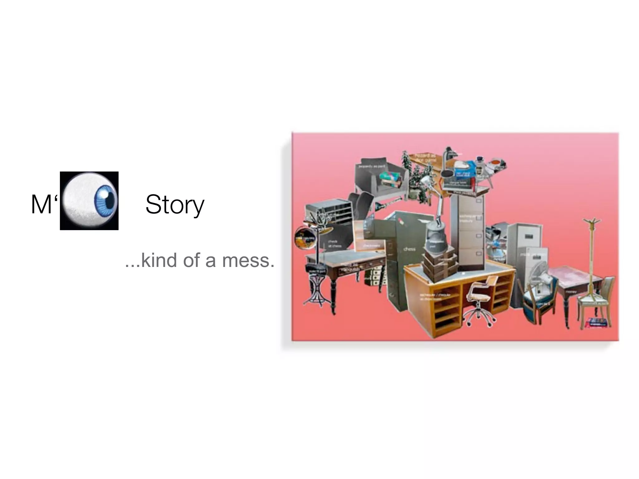 M‘     Story

     ...kind of a mess.
 