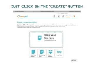 JUST CLICK ON THE “CREATE” BUTTON
 