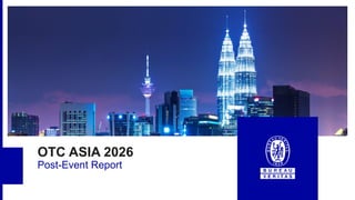 OTC Asia 2026 Post-Event Marketing and Sales Performance Report | PDF