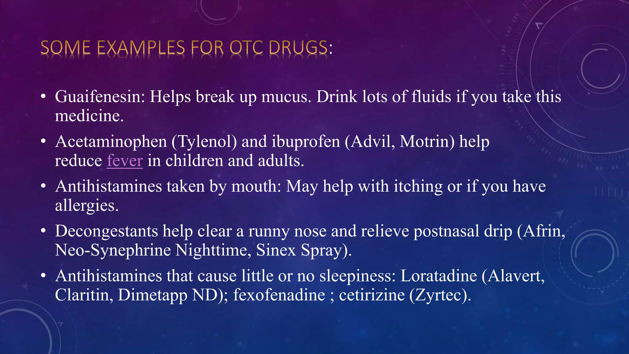 OTC DRUGS (OVER THE COUNTER) | PPTX