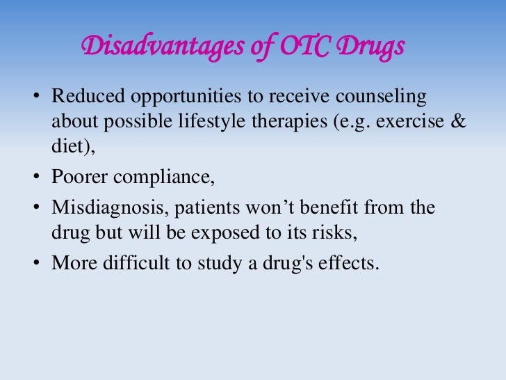 OTC drugs