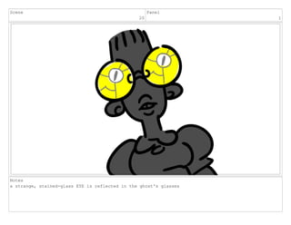 Scene
20
Panel
1
Notes
a strange, stained-glass EYE is reflected in the ghost's glasses
 