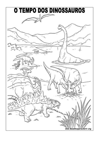 O tempo dos dinossauros