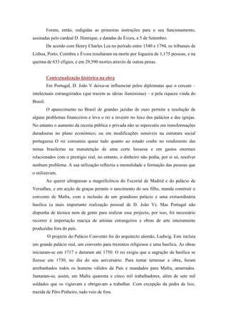 Memorial do Convento: o tempo histórico