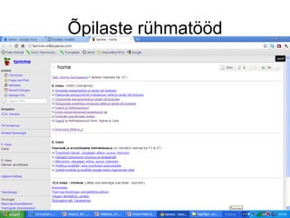 Õpilaste rühmatööd
 