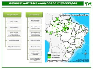 '
DOMÍNIOS NATURAIS: UNIDADES DE CONSERVAÇÃO

 