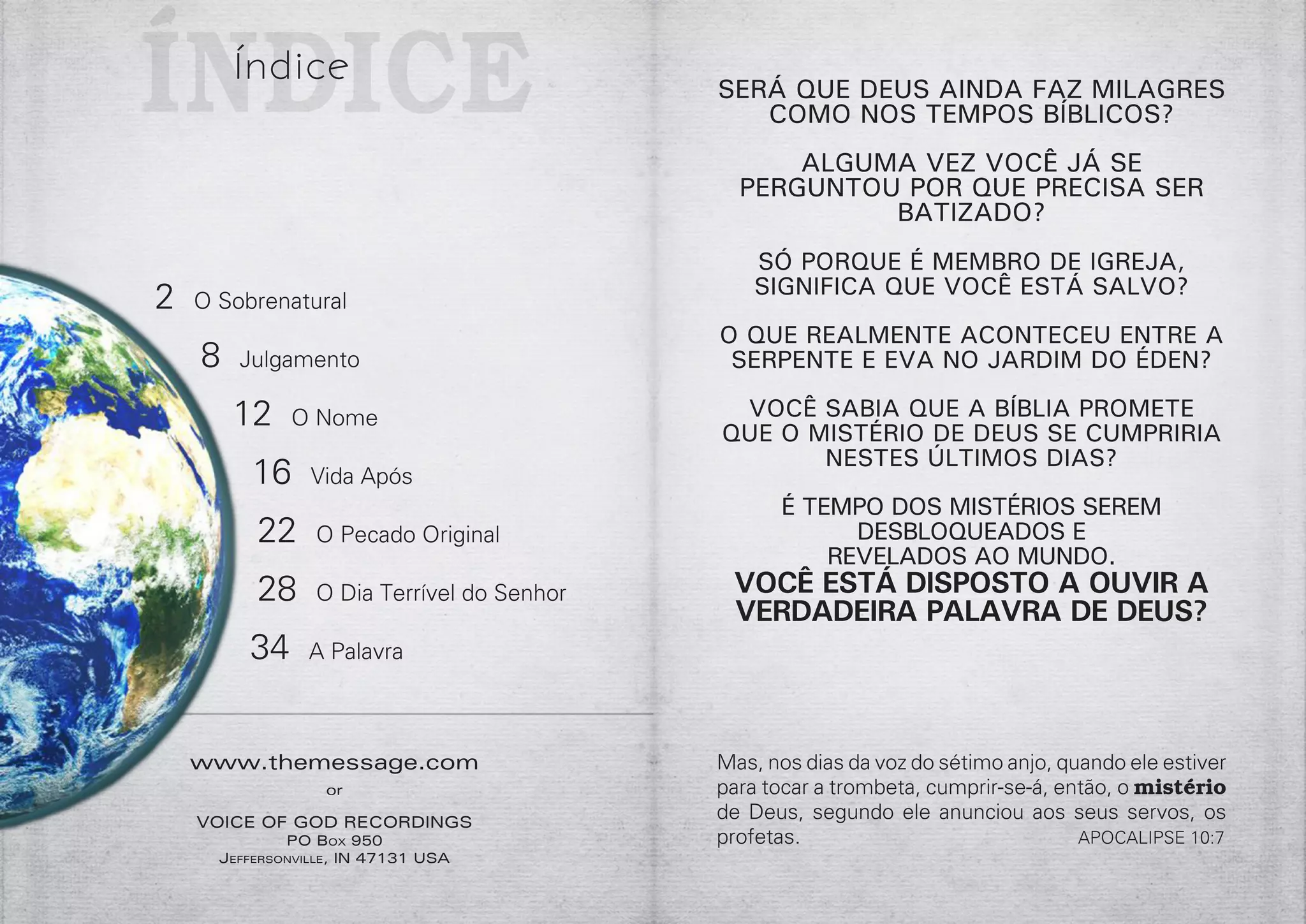 O Grande e Terrível dia do Senhor O Grande e Terrível dia do Senhor