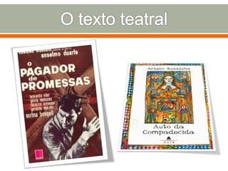 O texto teatral