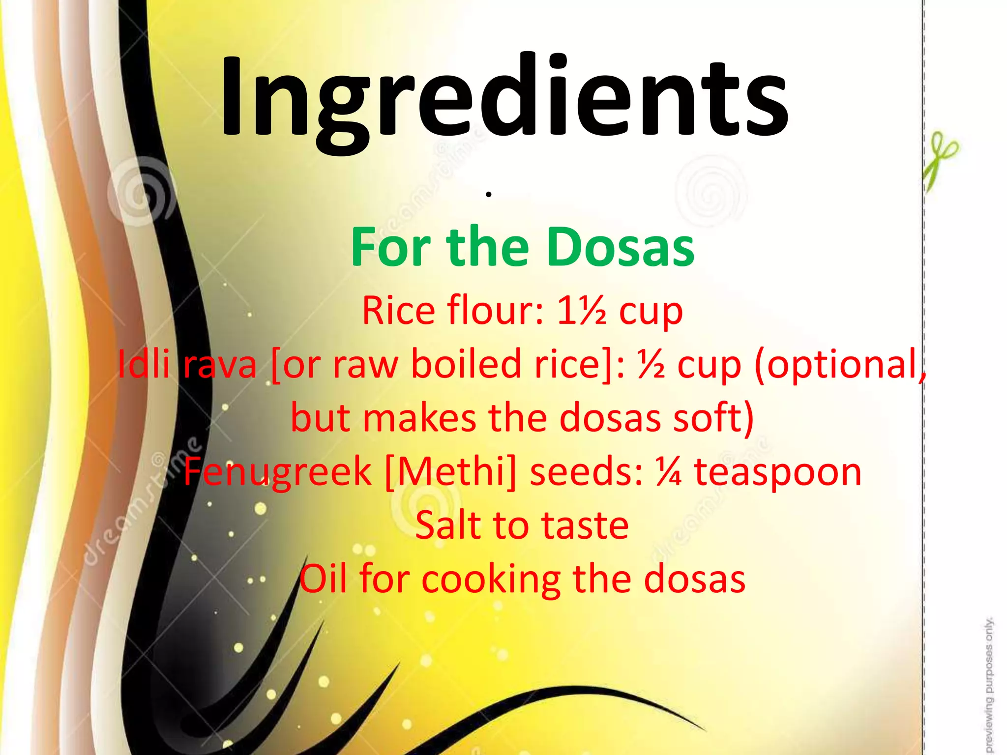 Indian Quick Foods | PPT
