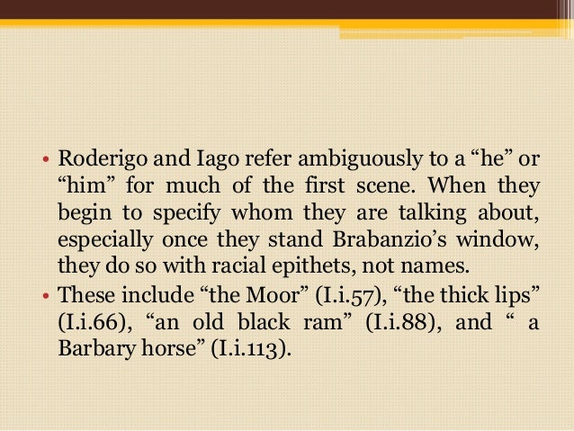 Racism In Othello William Shakespeare