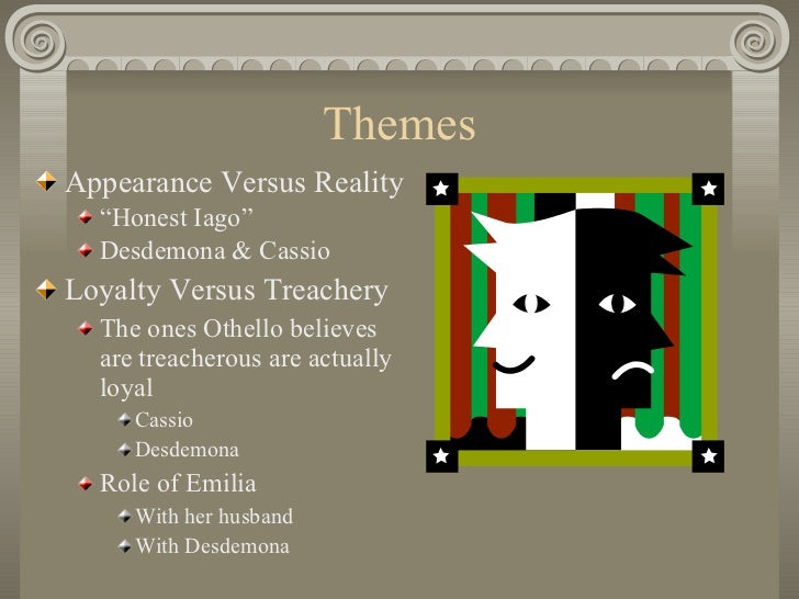 Appearance vs reality othello thesis