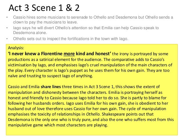 Othello By William Shakespeare Notes Quotes And Analysis By T Scar