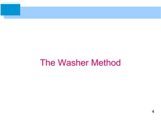 The Washer Method




                    4
 