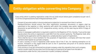 Other Entity to Company | PPTX