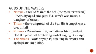 Other gods and goddesses of Greek Mythology | PPT