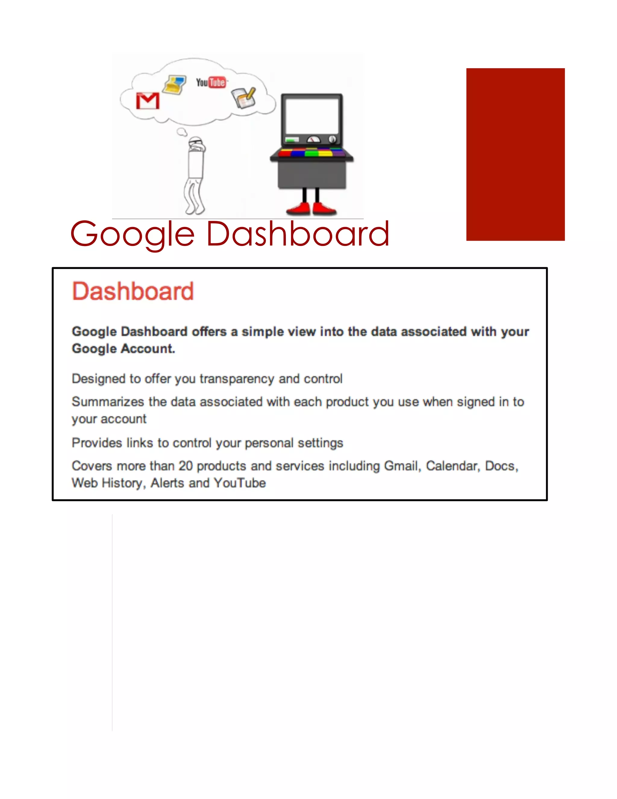 Google Dashboard
 