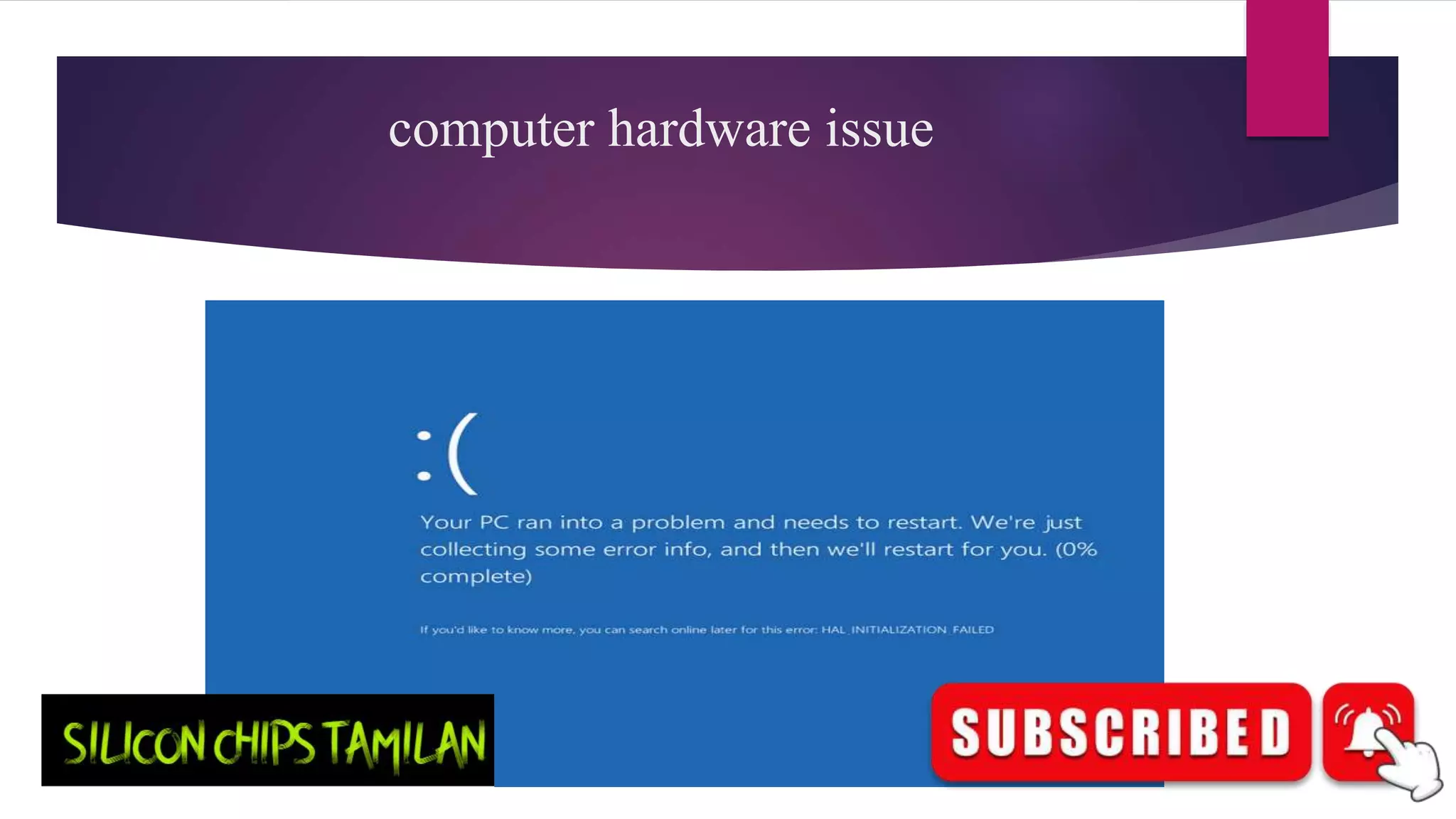 computer hardware issue