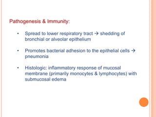 Target for two antiviral drugs: zanamivir (Relenza) and oseltamivir (Tamiflu)Structure & Replication:Type-specific proteins: used to differentiate among influenza A, B, and C virusesMatrix protein (M1)Viral structural protein 