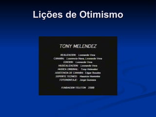 Lições de Otimismo 