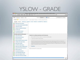 YSLOW - GRADE
 